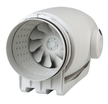 S&P TD 350/125 SILENT T IP44 ultra tichý ventilátor s doběhem